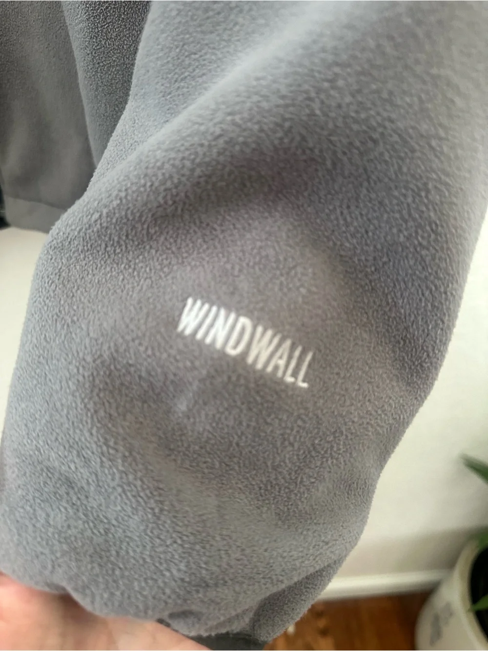 The north face windwall micro fleece color block men’s jacket size Large